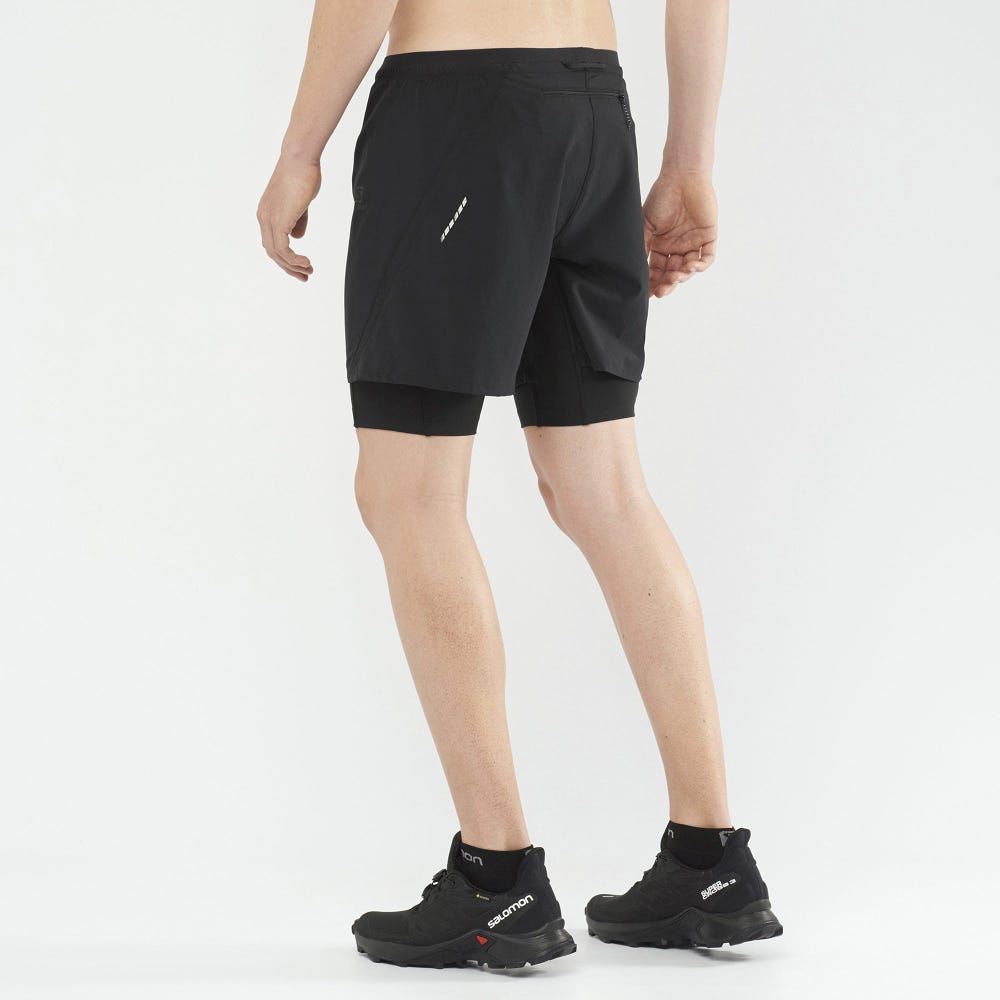 Salomon Cross Twinskin Shorts M Black