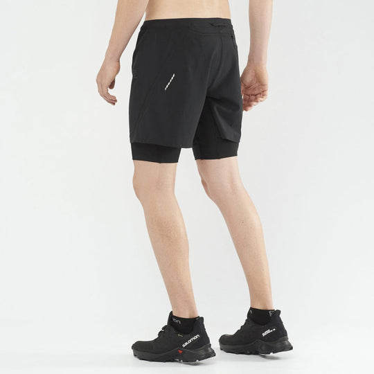 Salomon Cross Twinskin Shorts M Black