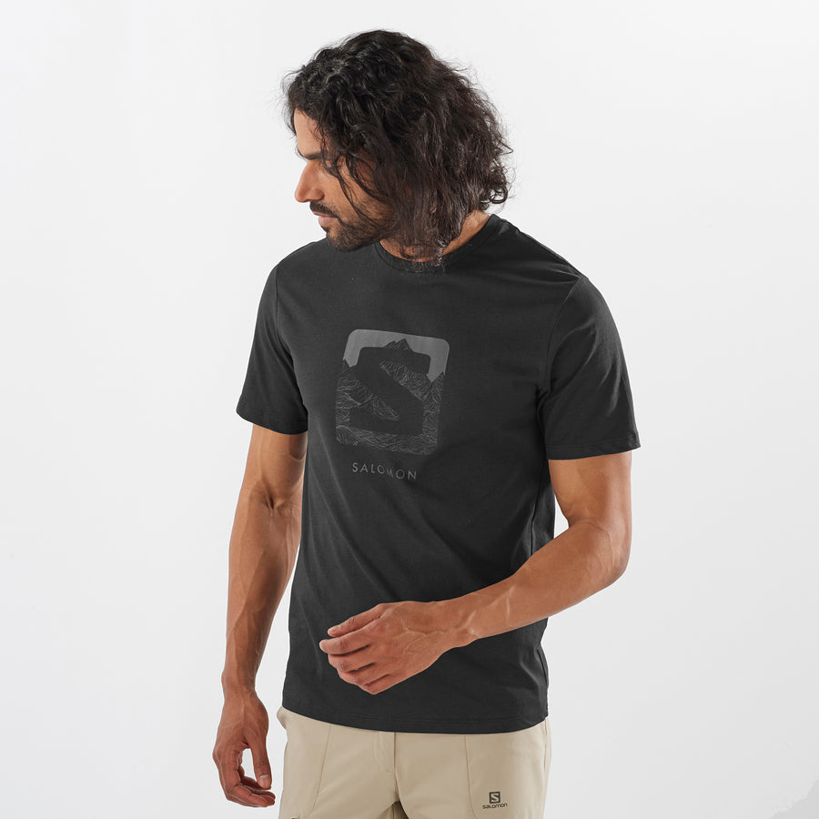 Salomon Outlife Logo Tee M Black