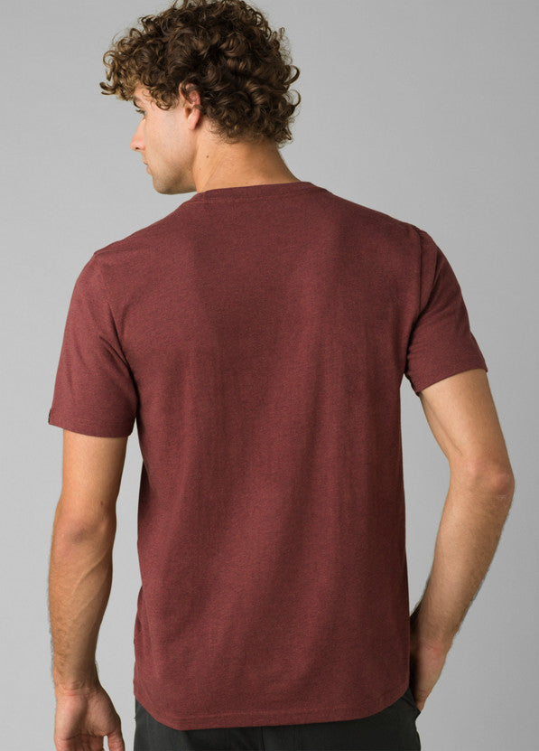 Prana Beer Belly Journeyman T-Shirt Maple Heather