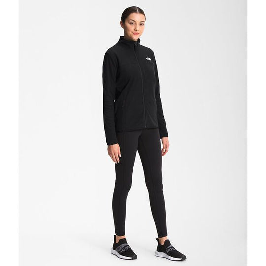 The North Face Womens TKA Glacier FZ TNF Black