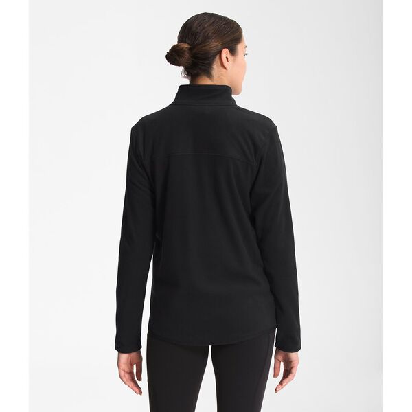 The North Face Womens TKA Glacier FZ TNF Black