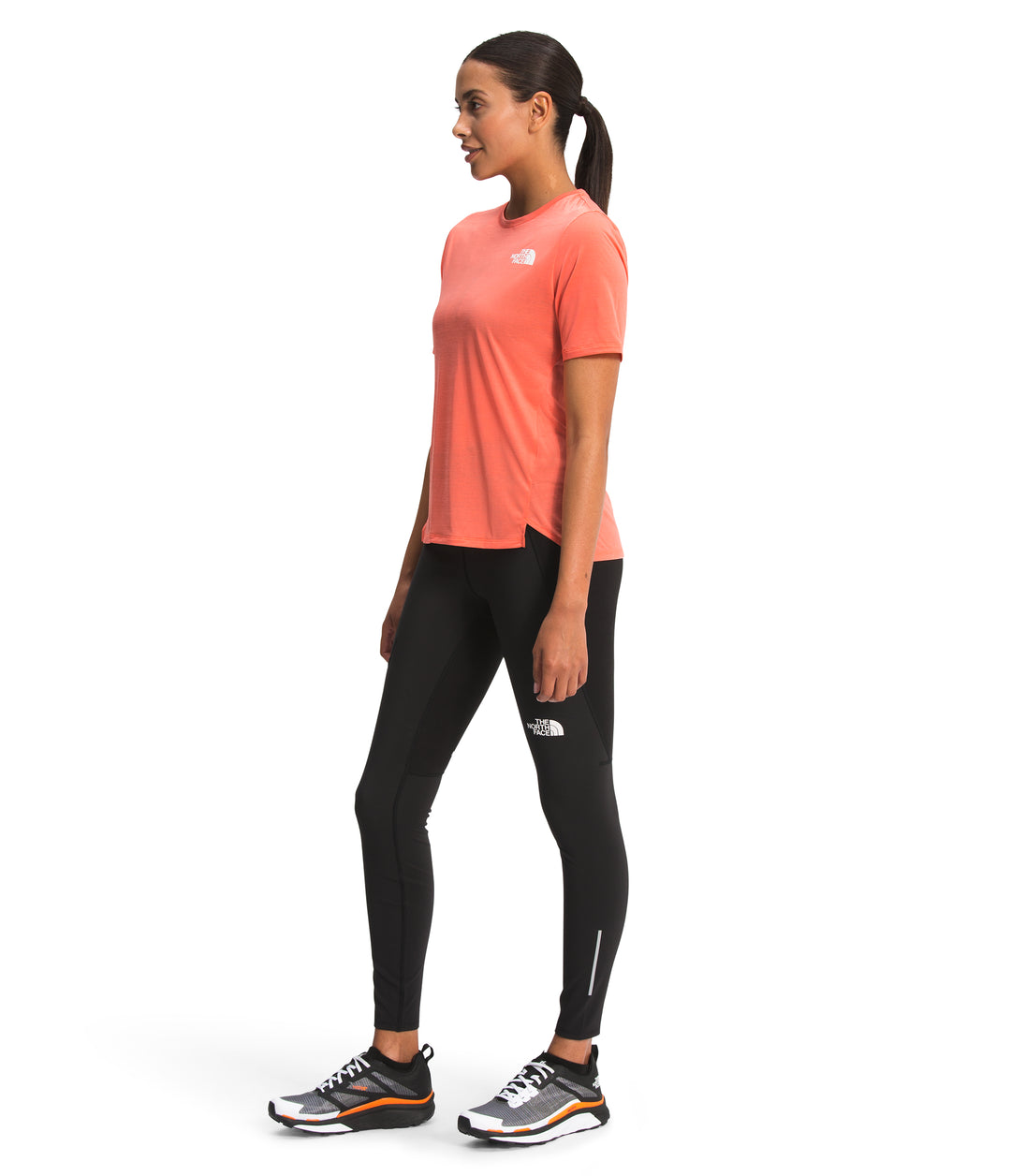 The North Face Womens Up With The Sun S/S Shirt Emberglow Orange