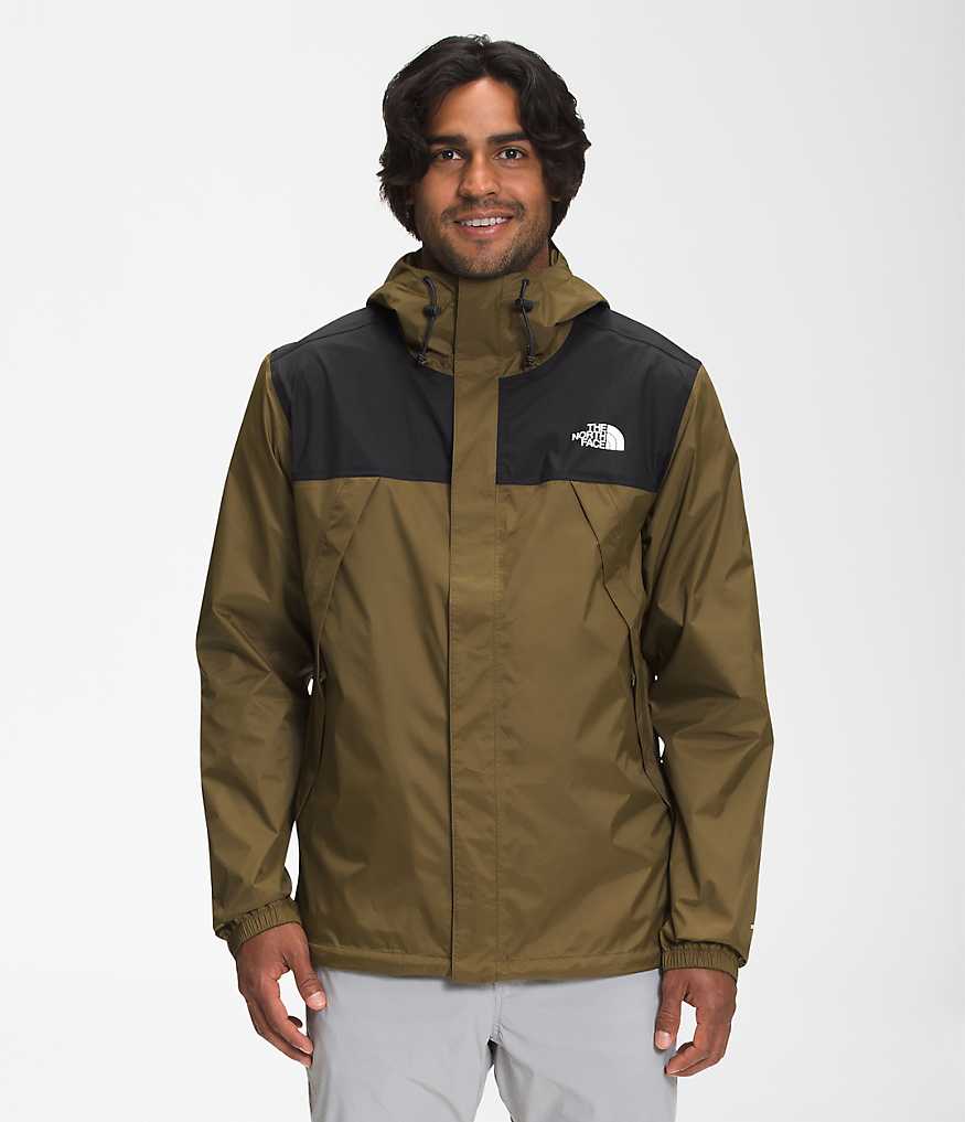 The North Face Mens Antora JKT TNF Black/Military Olive