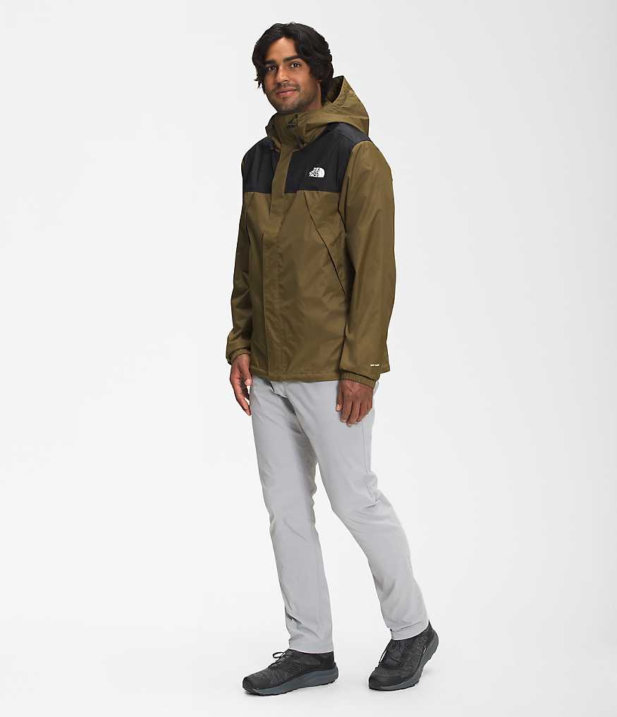The North Face Mens Antora JKT TNF Black/Military Olive