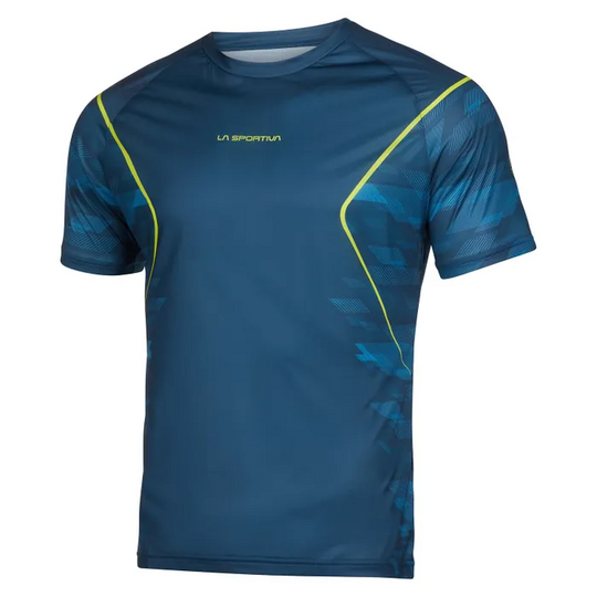 La Sportiva Pacer T-Shirt M Storm Blue/Maui