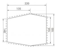 Vaude FP Power Lizard Seamless 2-3P, bark Tent