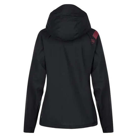 La Sportiva Pocketshell Jaket W Black/Hibiscus