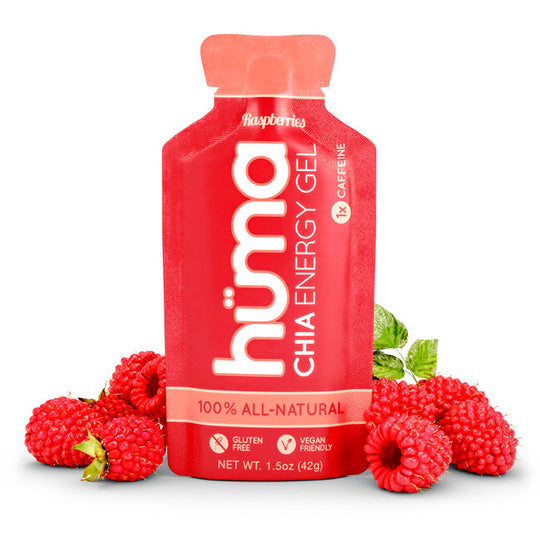Huma Energy Gels Original Raspberries 25mg Caffeine