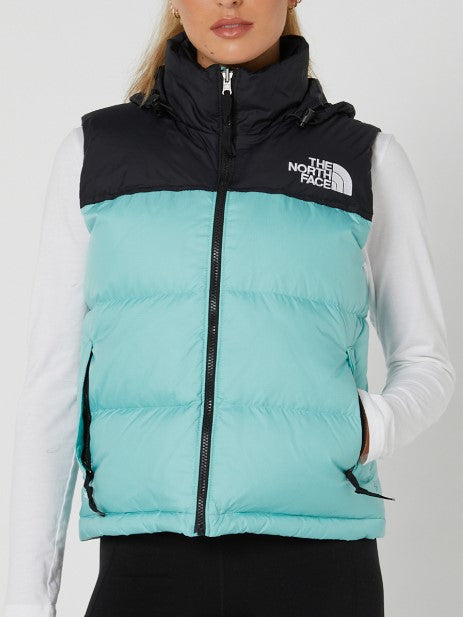 THE NORTH FACE Womens 1996 Retro Nupste Vest Wasabi