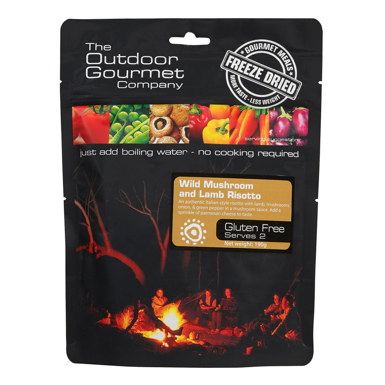 OUTDOOR GOURMET WILD MUSH AND LAMB RISOTTO DBL