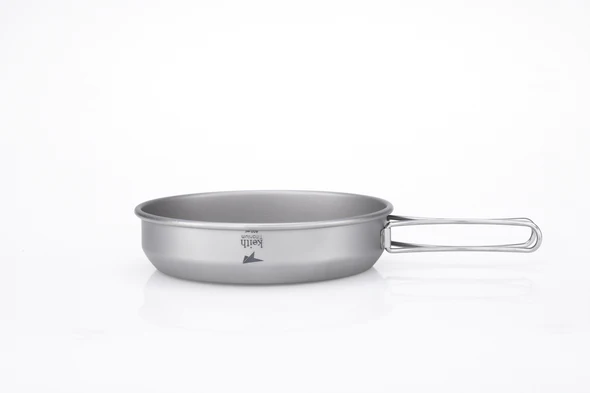 Keith Titanium 3-Piece Titanium Pot and Pan Cook Set 680+528+480