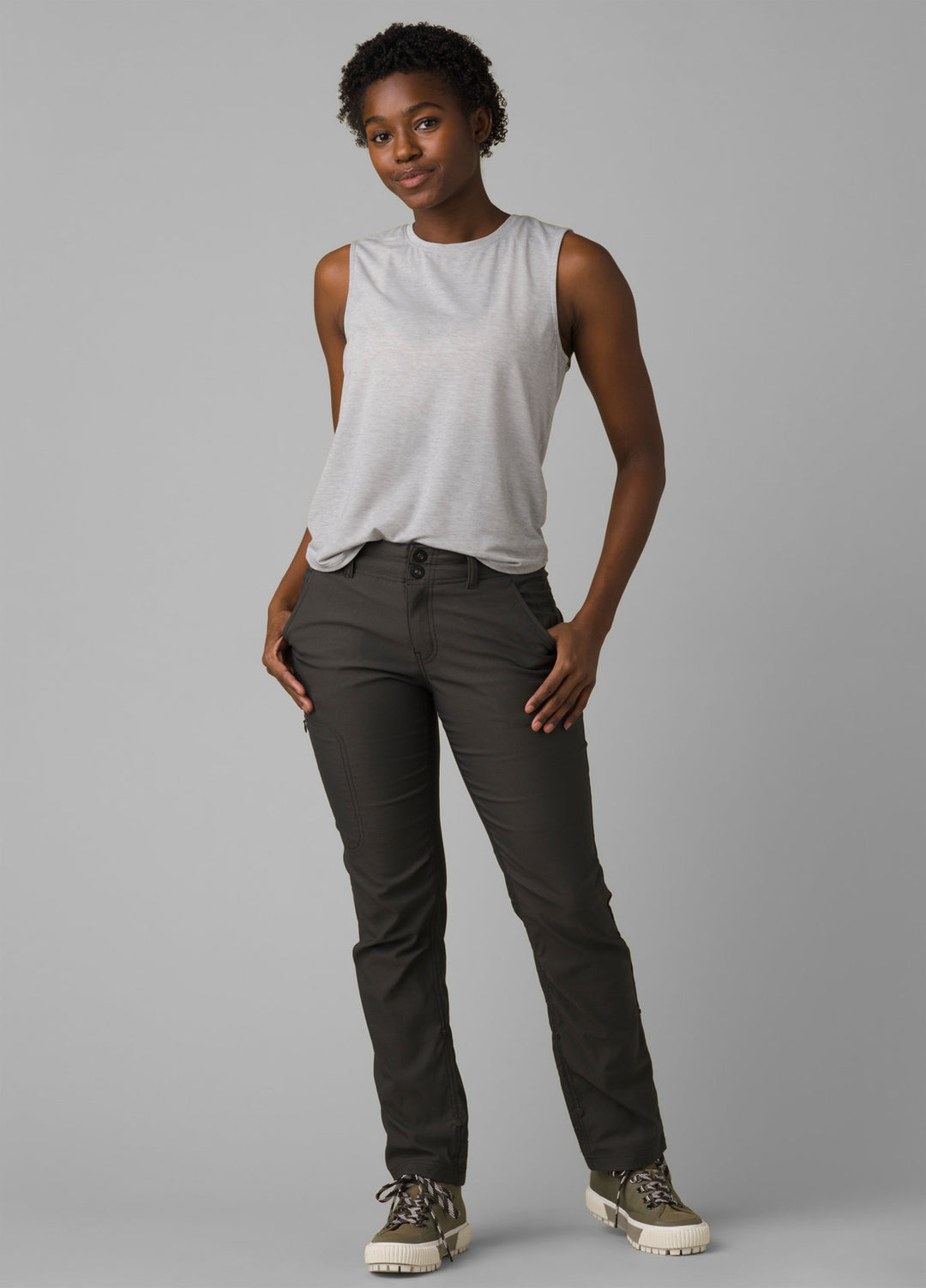 Prana Alana Pant Regular Inseam Dark Iron