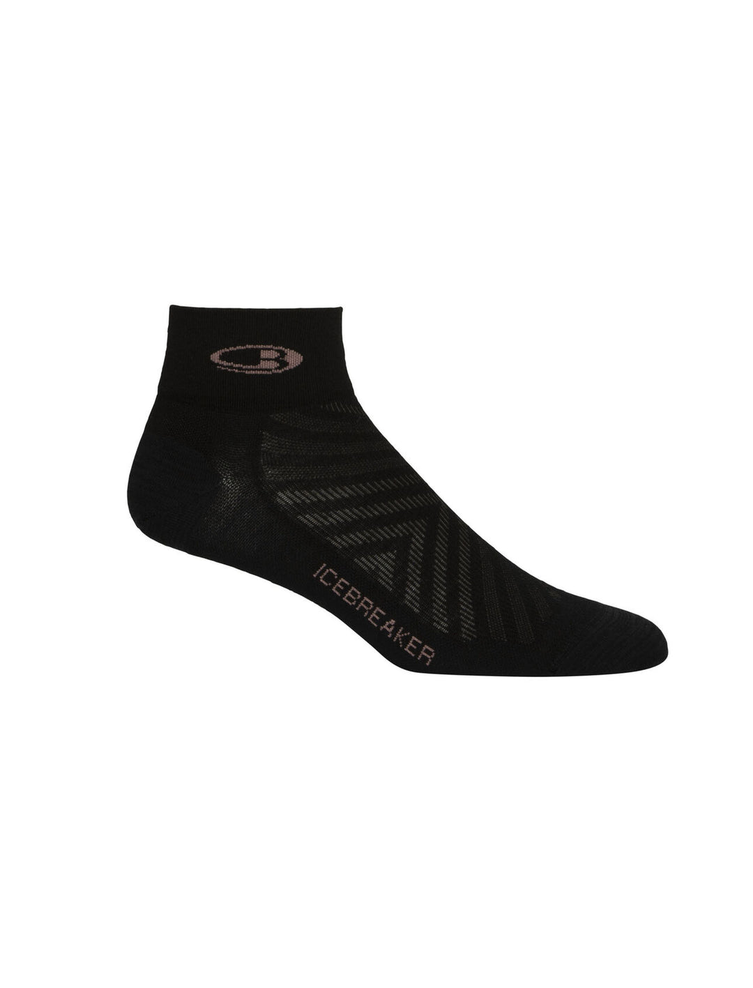 Icebreaker Womens Run Ultralight Mini Black