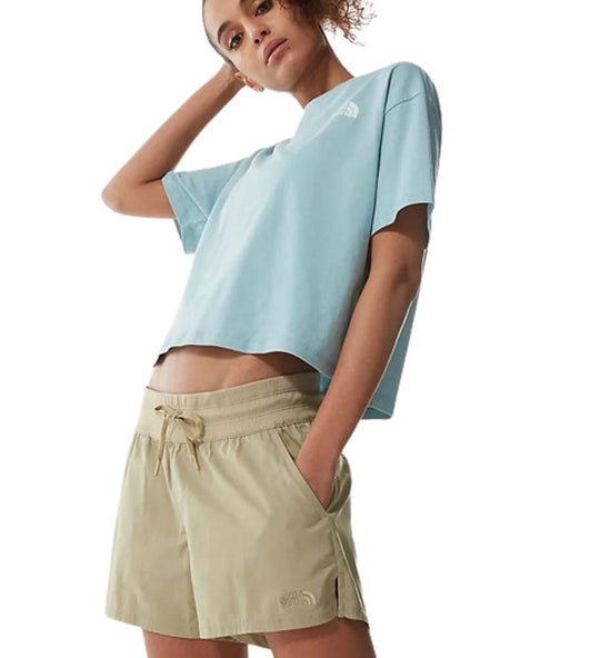 The North Face Womens Aphrodite Motion Shorts Twill Beige