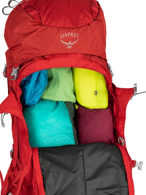 Osprey Ariel Plus 60 Carnelian Red