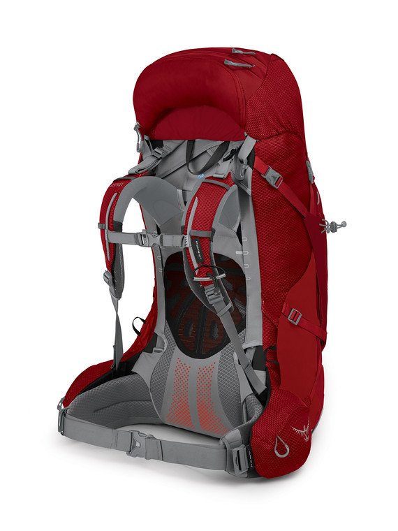 Osprey Ariel Plus 60 Carnelian Red