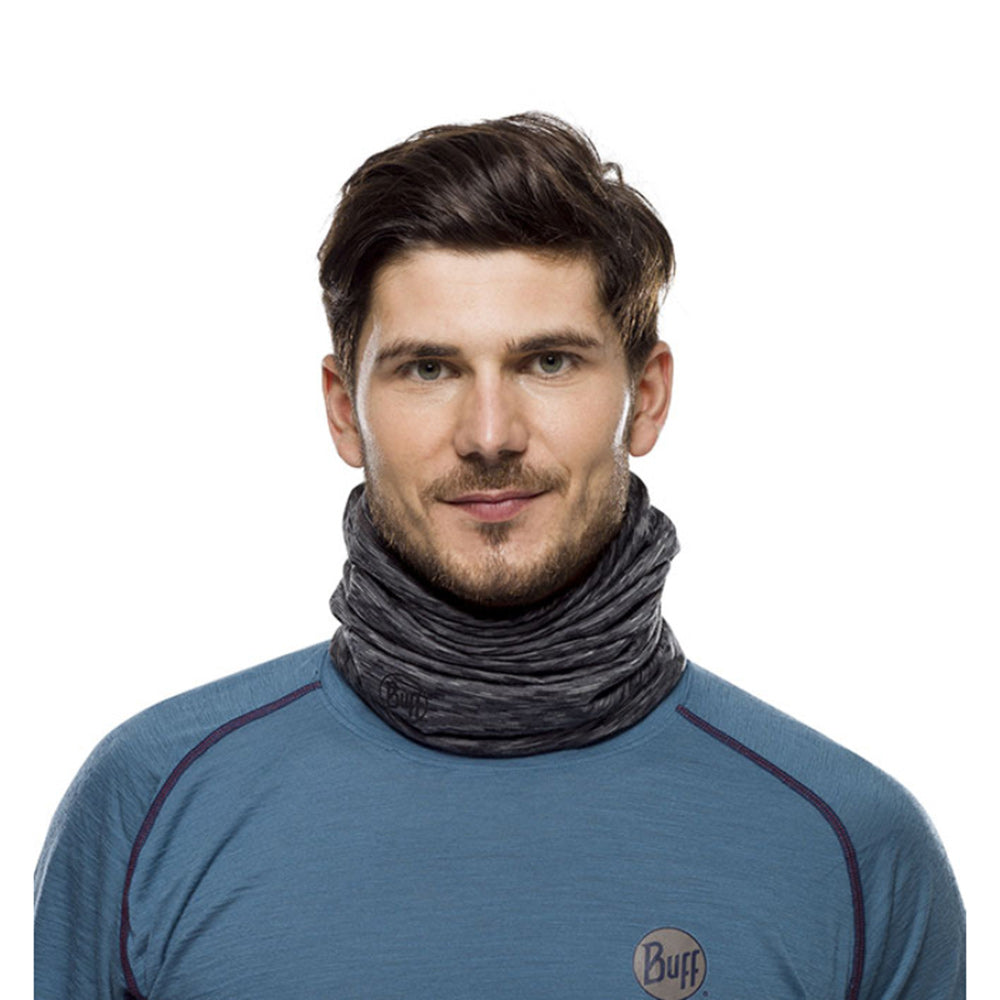 Buff Merino Wool Graphite Multi Stripes Additional Image-1