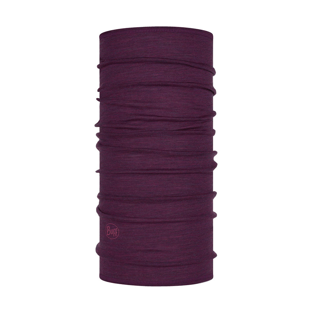 Buff Merino Wool Purplish Multi Stripes Additional Image