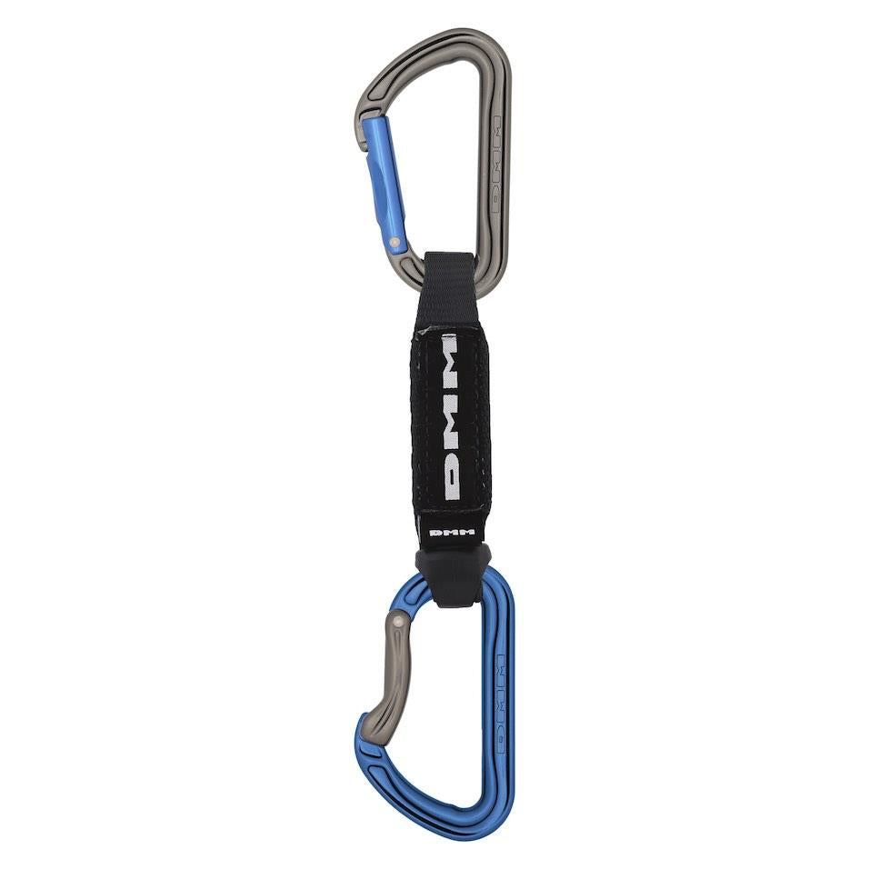DMM Shadow Quickdraw Titanium/Blue 12cm 6 Pack