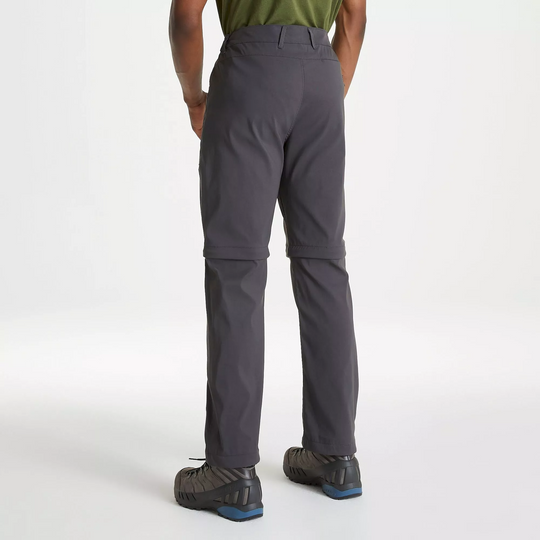 Craghoppers Kiwi Pro Convertible Trousers Regular Dark Lead