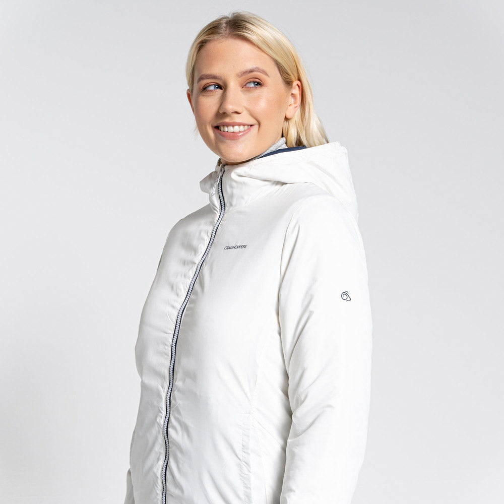 Craghoppers Compresslite VI Hooded Jacket BNavy/Seaslt Additional Image-5