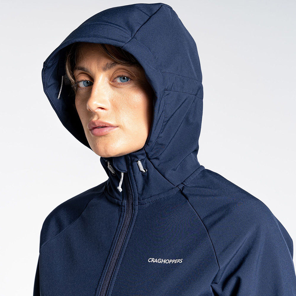 Craghoppers Kalti Weatherproof Hooded Jacket BNavy/LunarG Additional Image-2