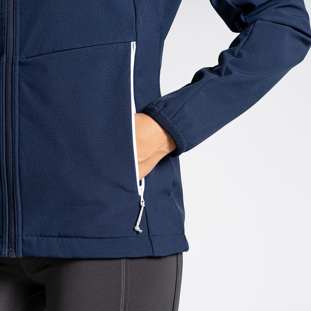 Craghoppers Kalti Weatherproof Hooded Jacket BNavy/LunarG Additional Image-3