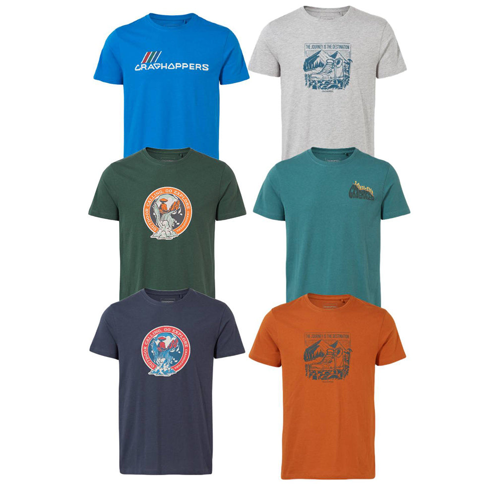 Craghoppers Lugo Short Sleeved T-Shirt SacrGr Bubbl Additional Image