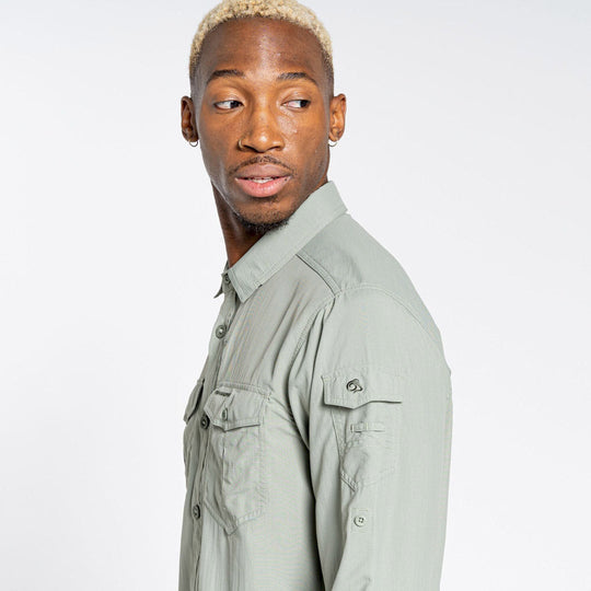 Craghoppers NosiLife Adventure II Long Sleeved Shirt Sage Additional Image-6
