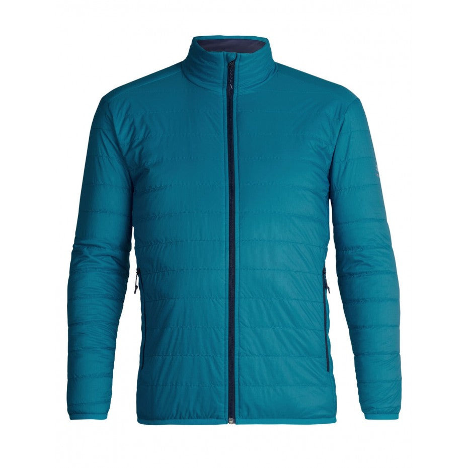 ICEBREAKER Mens Hyperia Lite Jacket Alpine/Midnight Navy