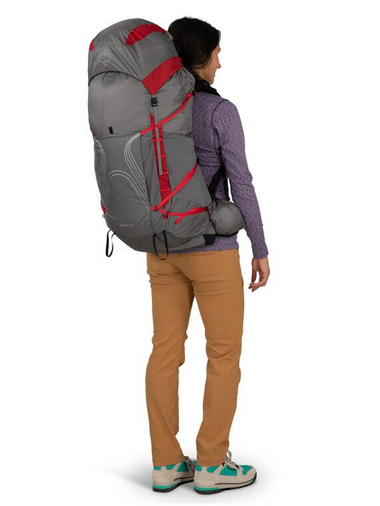 Osprey Eja Pro 55 Dale Grey/Poinsettia Red W