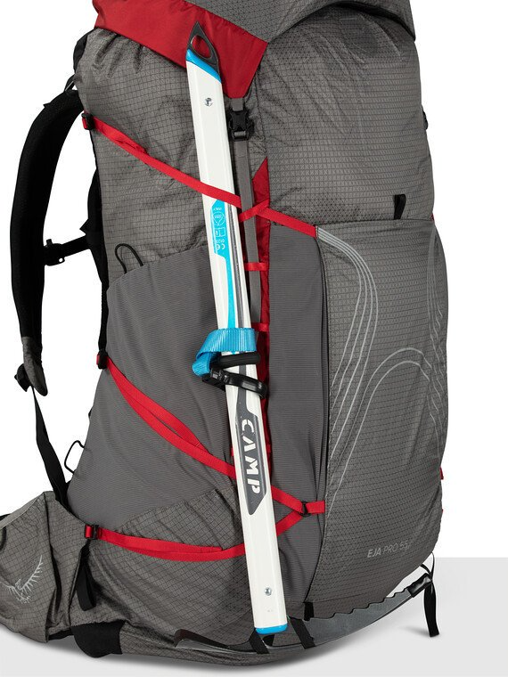 Osprey Eja Pro 55 Dale Grey/Poinsettia Red W