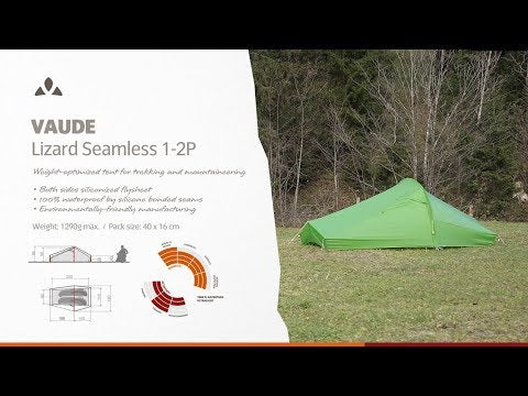 Vaude Power Lizard Seamless 1-2P, cress green Tent – Summit Gear