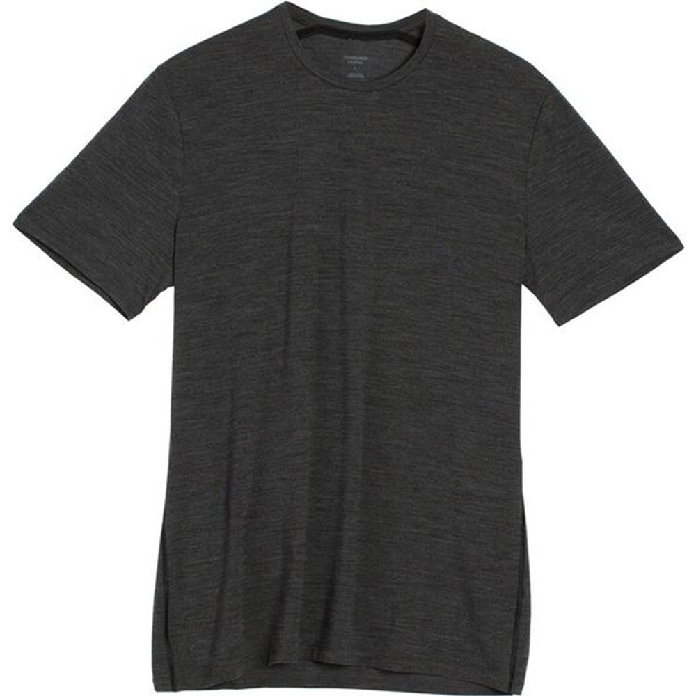 Icebreaker Mens Anatomica SS Crewe Jet Heather Additional Image