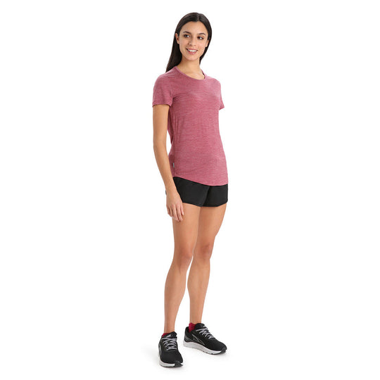 Icebreaker Womens Sphere II SS Tee Cherry Additional Image-2