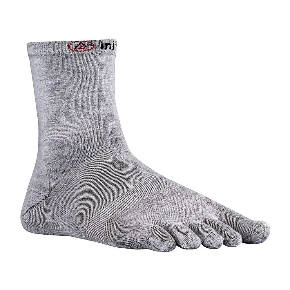 Injinji Liner 2.0 Lightweight Crew - Grey - Coolmax Additional Image