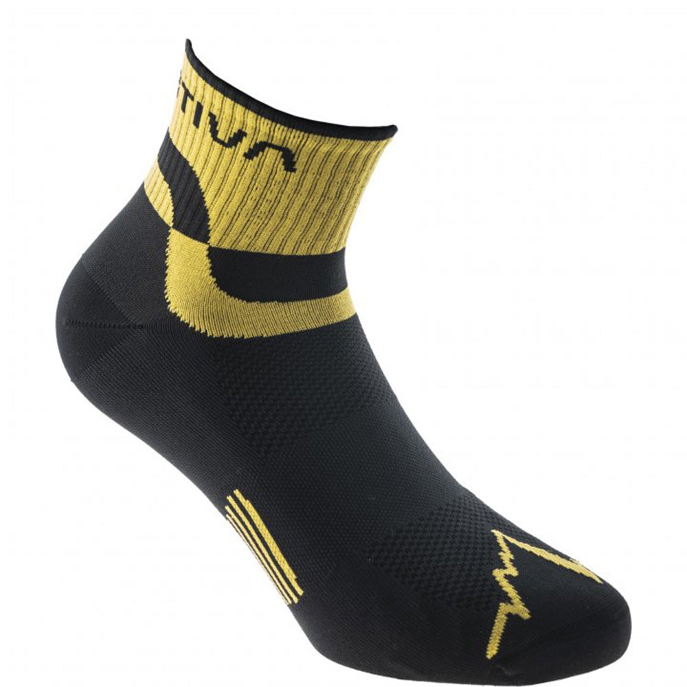 La Sportiva Long Distance Socks Black/Yellow Additional Image
