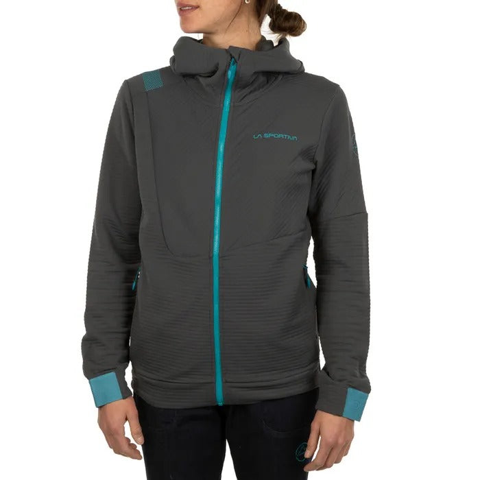 La Sportiva Mood Hoody W Carbon/Topaz