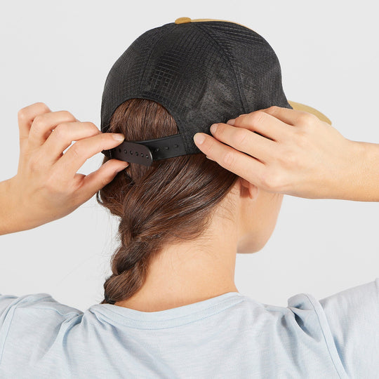 Salomon Trucker Curved Cap Cumin/Black