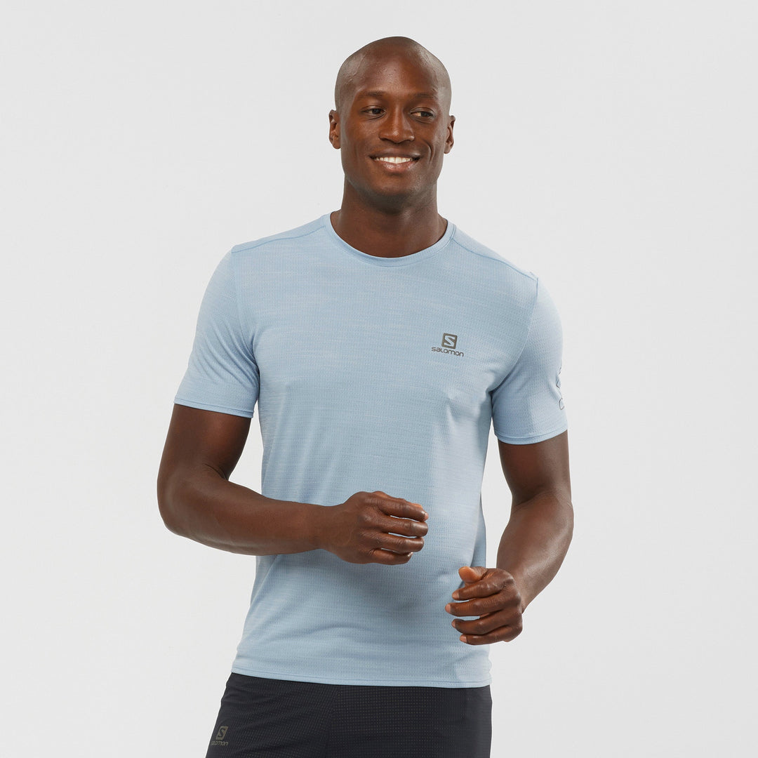 Salomon XA Trail Tee Ashley Blue/Heather