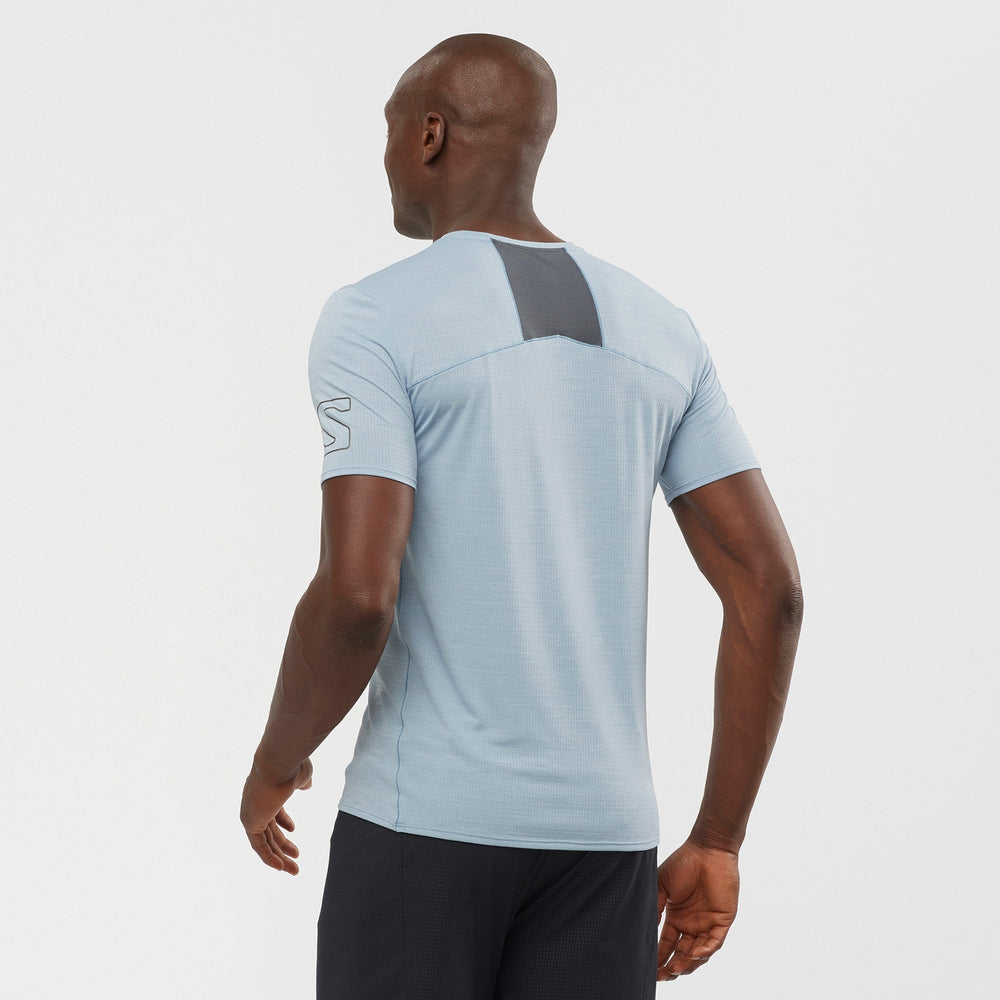 Salomon XA Trail Tee Ashley Blue/Heather
