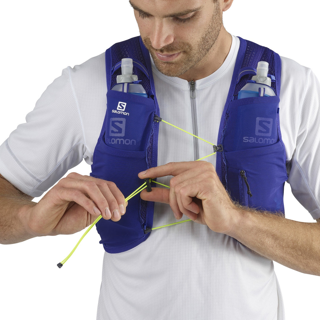 Salomon Active Skin 8 Set Clematis Blue/Safety Yellow