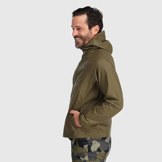 Outdoor Research Mens Apollo Rain Jacket Loden