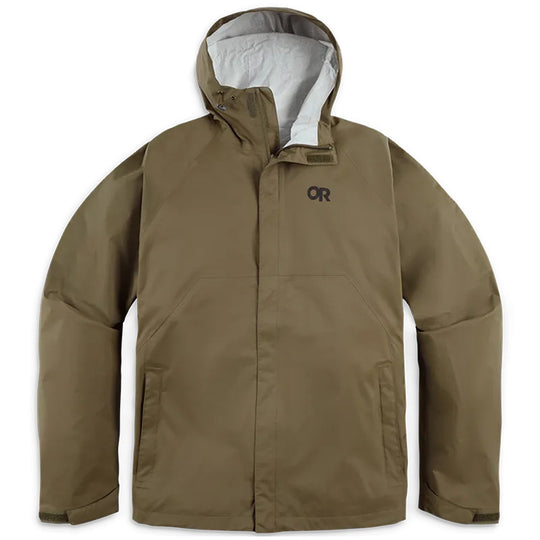 Outdoor Research Mens Apollo Rain Jacket Loden