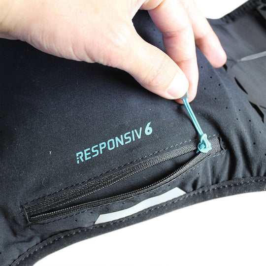 Raidlight Womens Responsiv 6L Black/Ice Blue Additional Image-2