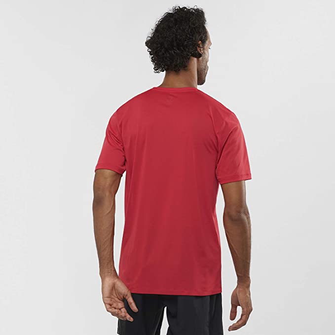 Salomon Agile Training Tee M Barr Reef/Red