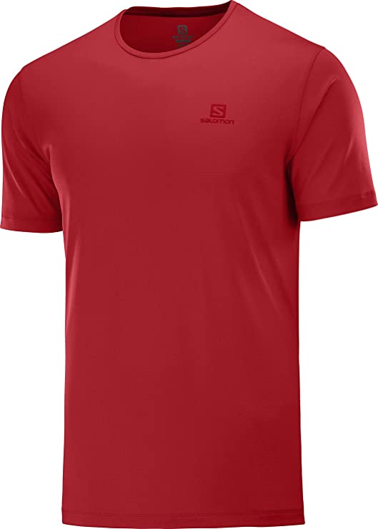 Salomon Agile Training Tee M Barr Reef/Red