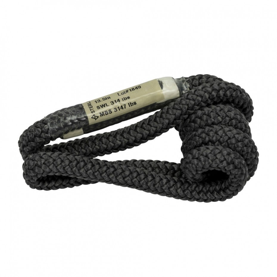 Sterling 6.8mm HollowBlock2 34cm Loop Black