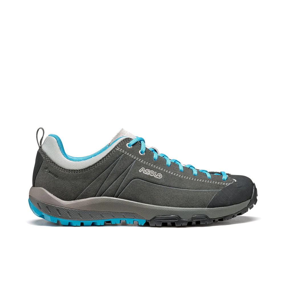 Asolo Space Gv ML Graphite/Cyan Blue Approach Shoe